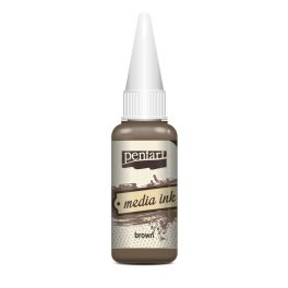 Média tinta - barna - 20 ml