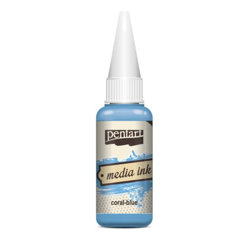 Média tinta - korallkék - 20 ml