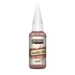 Média tinta - metál - réz - 20 ml